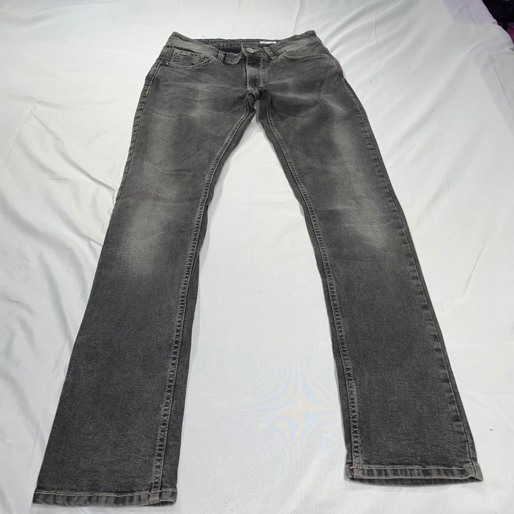 Spykar For Freedom Mens Skinny Jeans 32x32 Black Ultra Slim Low Narrow